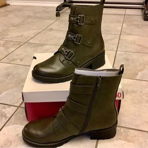 Kohl’s SO Brand Boots Olive Green Women’s size 10